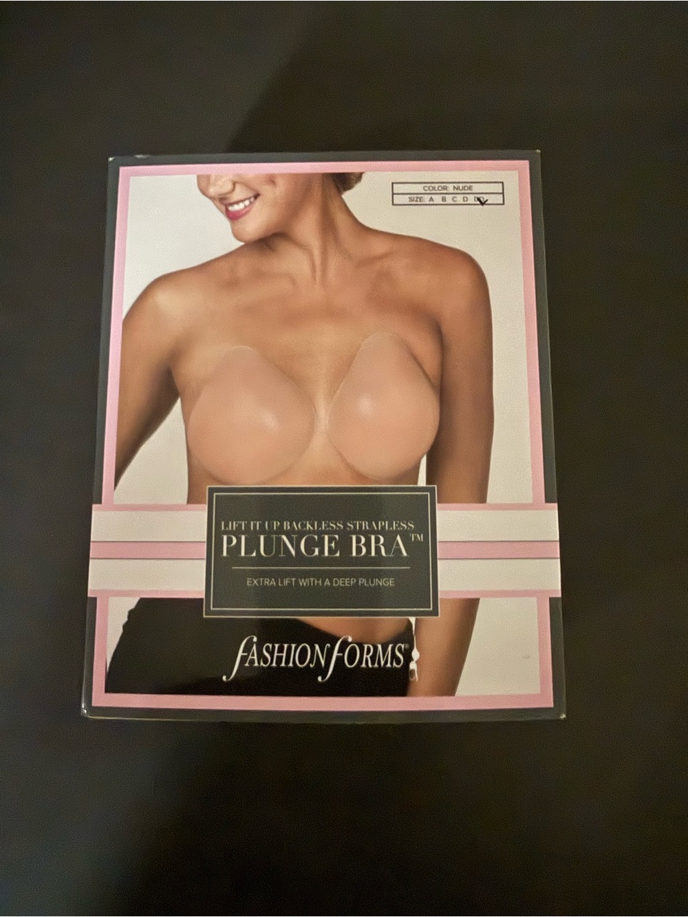 Fashion Forms NWT Plunge Bra - Nude
